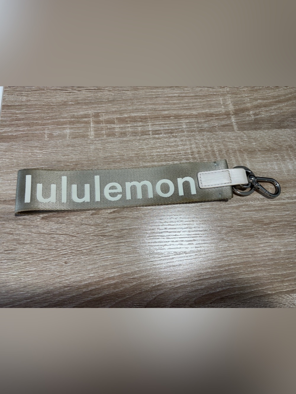 Lululemon Never Lost Keychain